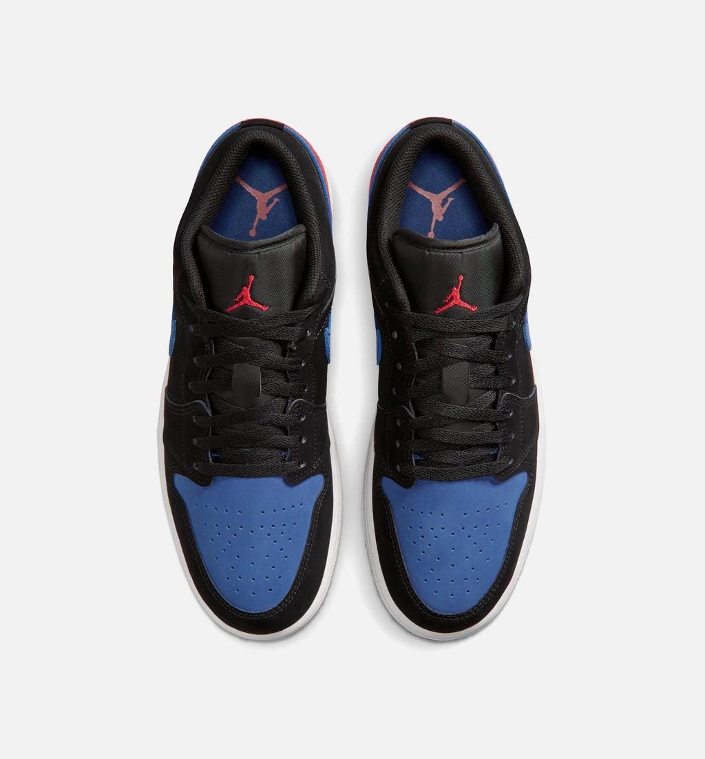 Air Jordan 1 Low – Men's Lifestyle Shoe in Black/Summit White/True Blue/Varsity Red