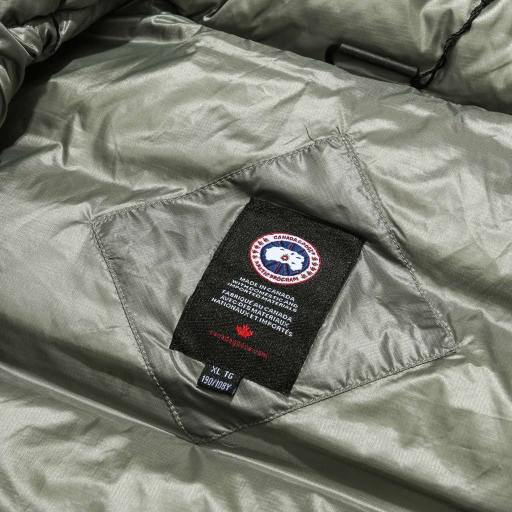 Canada Goose Arctic Program Olive Green Packable Down Jacket