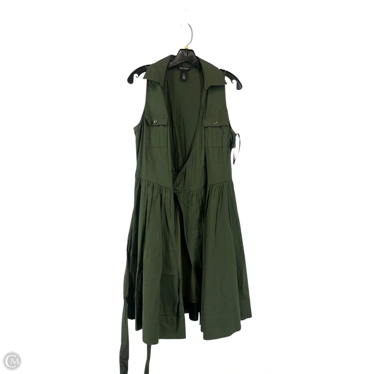 Dress Casual Midi By White House Black Market In Green, Size: 10