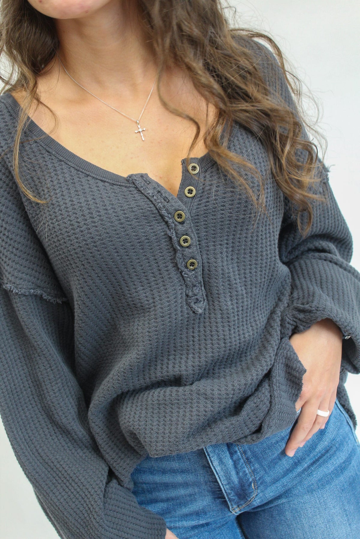 Montreal Oversized Thermal Henley