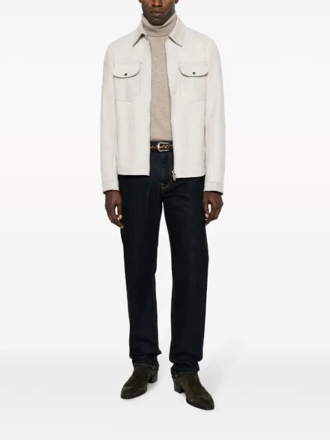 Ballantyne roll-neck cashmere jumper