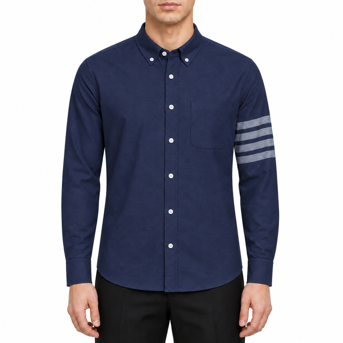 Men's Classic Four-Bar Oxford Shirt - 100% Cotton Premium | Thom Browne
