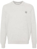 Maison Kitsuné logo-patch cotton jumper