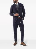 Brunello Cucinelli virgin wool chalk stripe batavia blazer