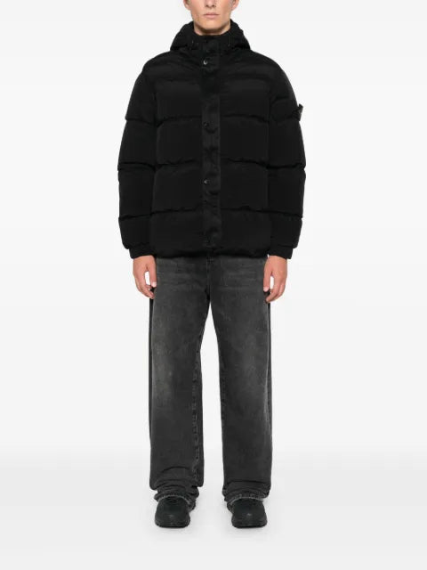 Stone Island hooded puffer jacket