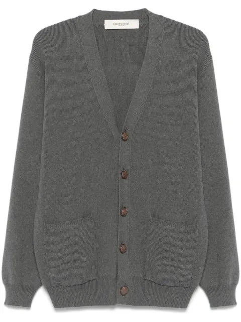 Golden Goose logo-appliqué cardigan