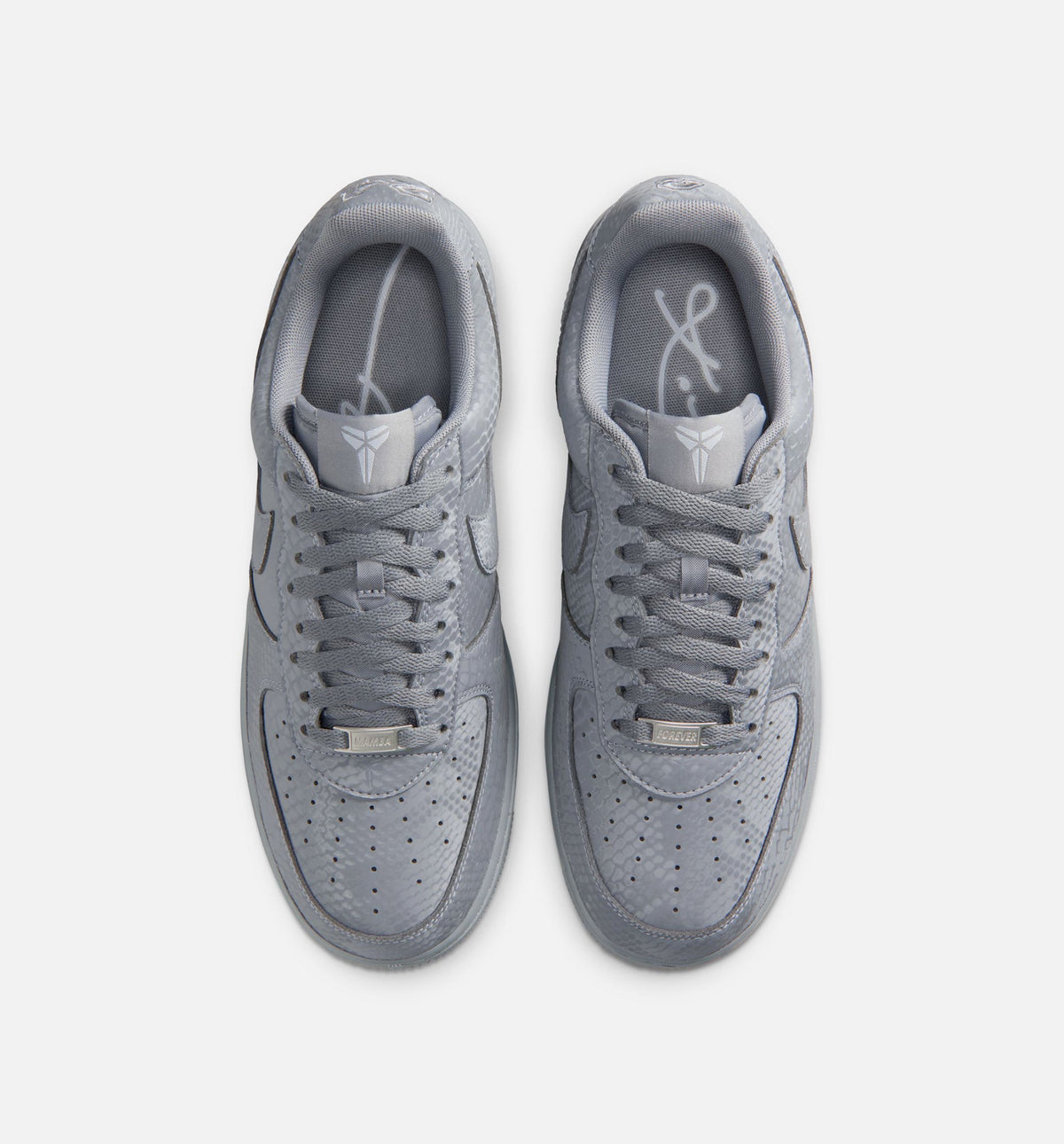 Kobe Air Force 1 Low Men's Sneakers - Cool Grey / Wolf Grey