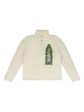 Who Decides War button-down sweater