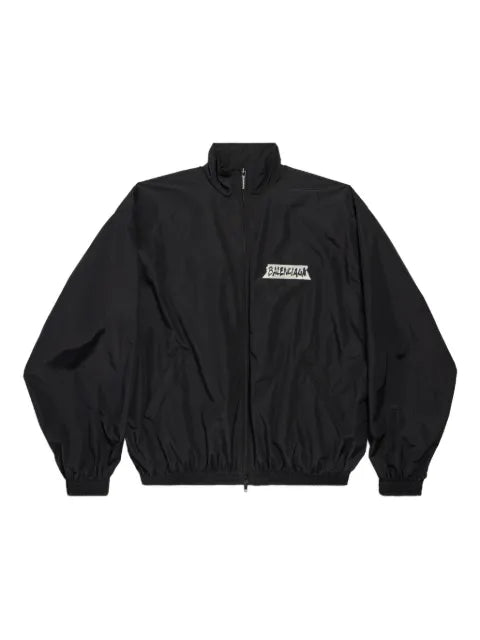 Balenciaga Masking Tape tracksuit jacket medium fit in black