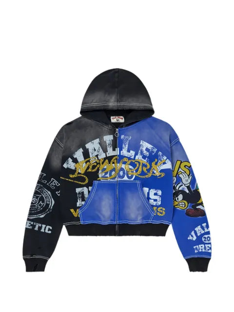 Vale big zip-up hoodie