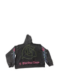 GODSPEED Vandal lettering-embroidery hoodie