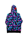 A BATHING APE® x Kid Cudi Shark camouflage-print hoodie