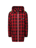 Palm Angels buffalo-check side-stripe jacket
