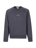 Stone Island logo-embroidered raglan-sleeve sweater