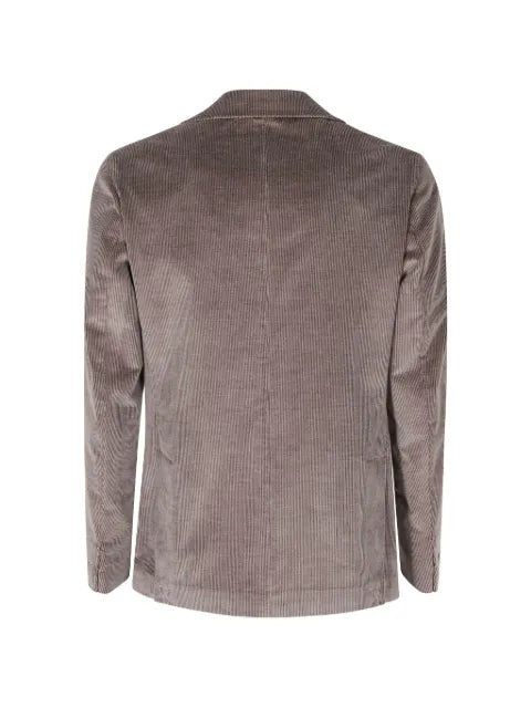 Eleventy corduroy single-breasted blazer