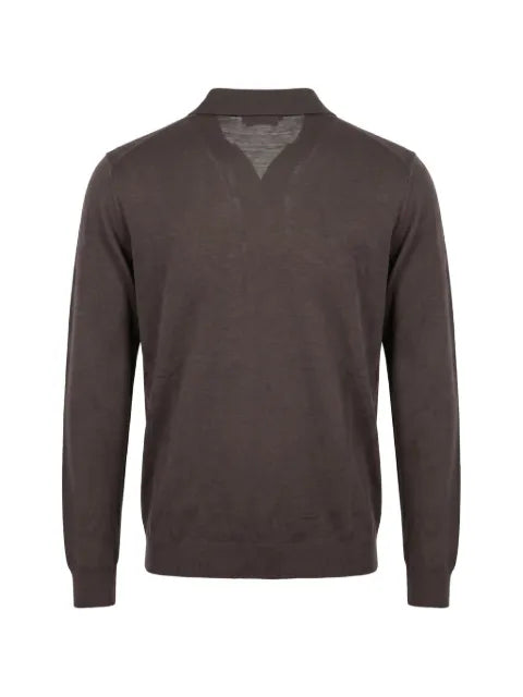 Altea long-sleeve polo sweater