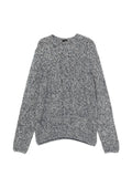 Herno cable-knit button-detail sweater