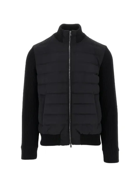 Herno padded panelled jacket