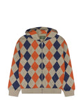 Denim Tears argyle intarsia hoodie