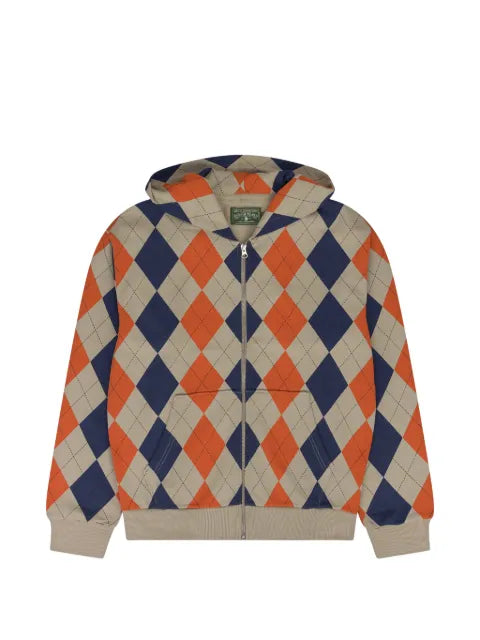 Denim Tears argyle intarsia hoodie
