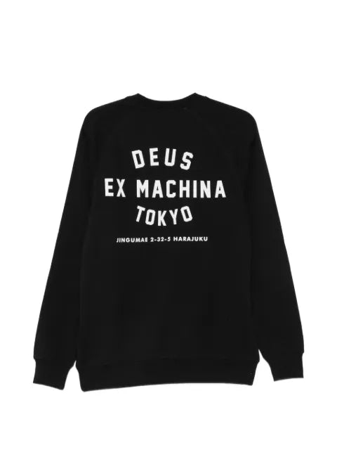 Deus Ex Machina logo-print raglan-sleeve sweatshirt