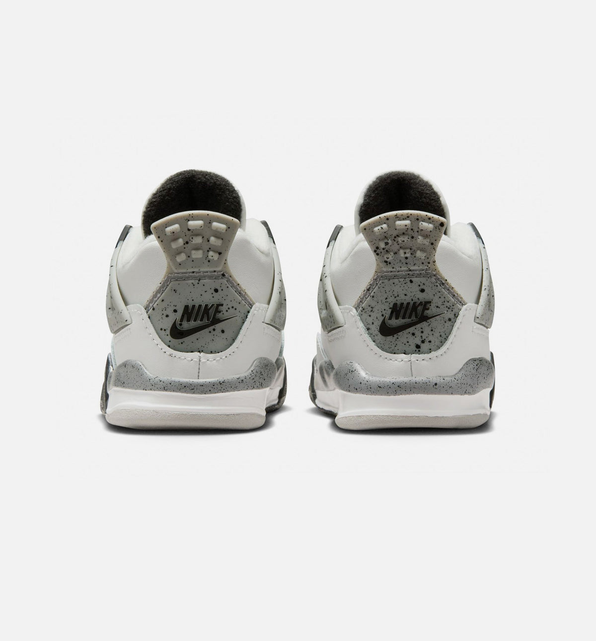 Air Jordan 4 Retro White Cement Grade School Lifestyle Shoe - Summit White/Fire Red/Cement Grey/Black（副本）