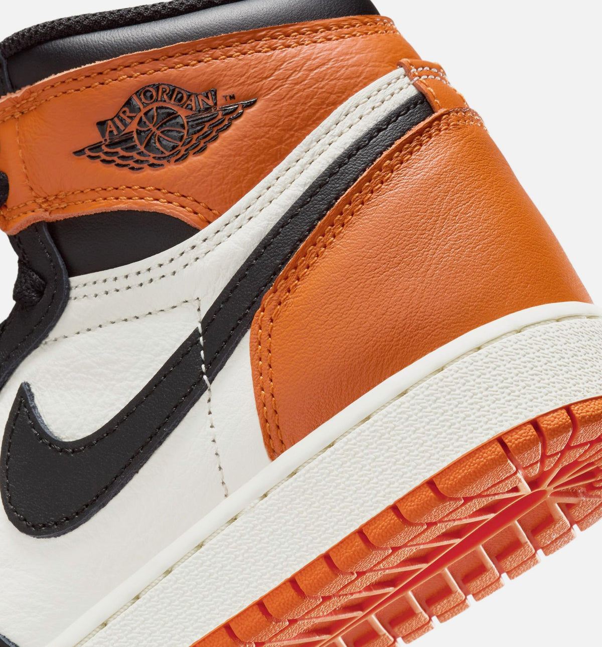 Air Jordan 1 Retro High OG "Shattered Backboard" Big Kids' Shoe – Black/Black/Sail/Starfish