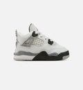Air Jordan 4 Retro White Cement Grade School Lifestyle Shoe - Summit White/Fire Red/Cement Grey/Black（副本）