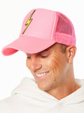 BOLT VINTAGE TRUCKER NEON PINK