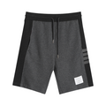White side four bar shorts