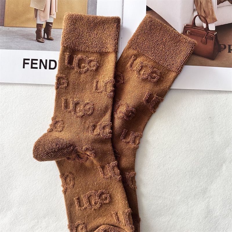 UGG Reverse-Knit Thermal Crew Sock Set