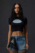 Buckle Rib Baby Tee