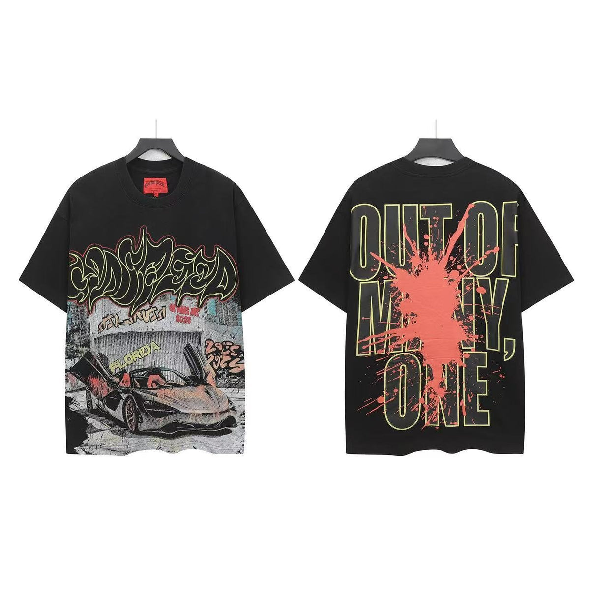 Godspeed Out Of Many One Car Graphic T-Shirt