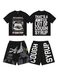 THAT'S A AWFUL LOT OF COUGH SYRUP Photo Graphic Short-Sleeve Set
