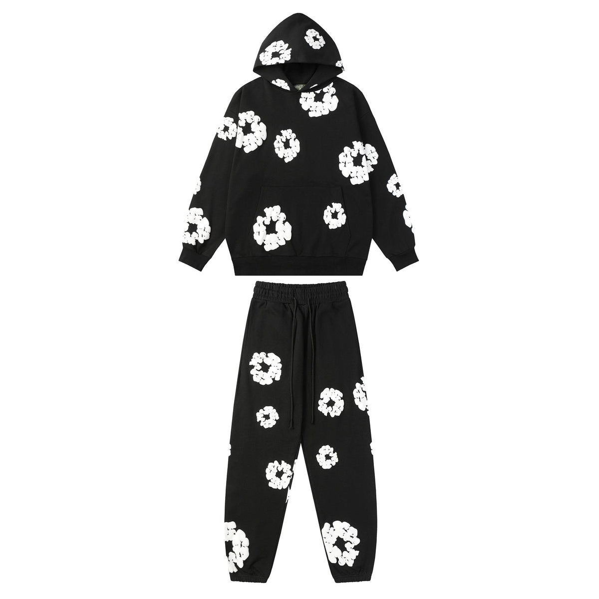DENIM TEARS Floral Graphic Hoodie & Sweatpants Set