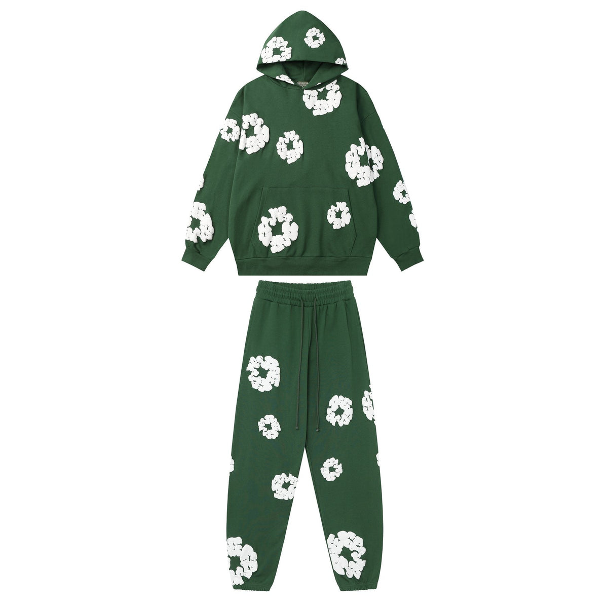 DENIM TEARS Floral Graphic Hoodie & Sweatpants Set