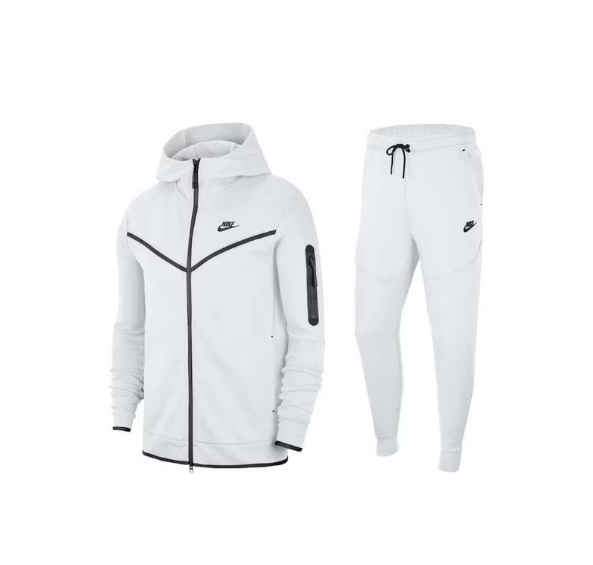 Nike Sportswear Tech Fleece Full-Zip Hoodie & Joggers Set Phantom Black