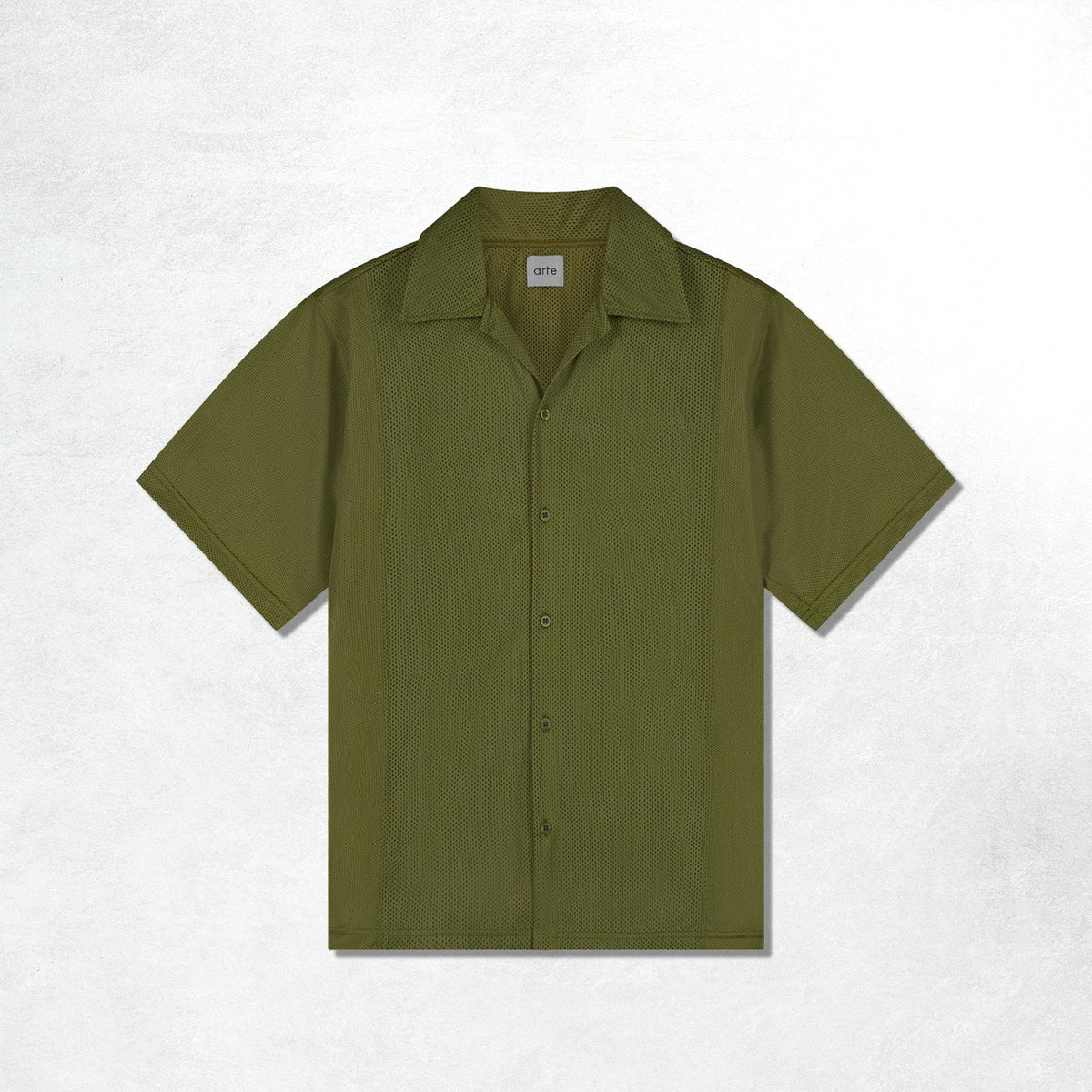 Arte Mesh Shirt: Green