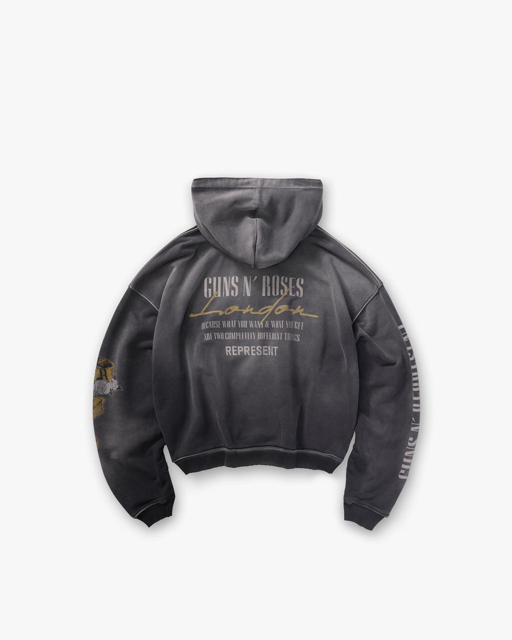 Represent x Guns N' Roses Cross Zip Through Hoodie