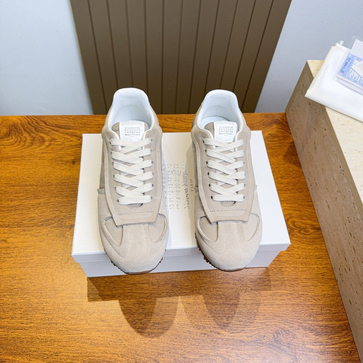 Maison Margiela Black Low-Top Sneakers