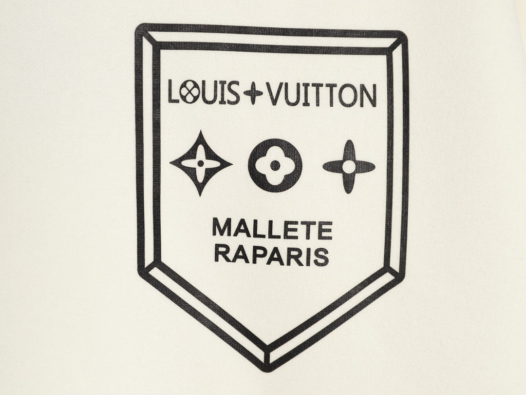 Louis Vuitton Shield Graphic Crewneck Sweatshirt - Off-White