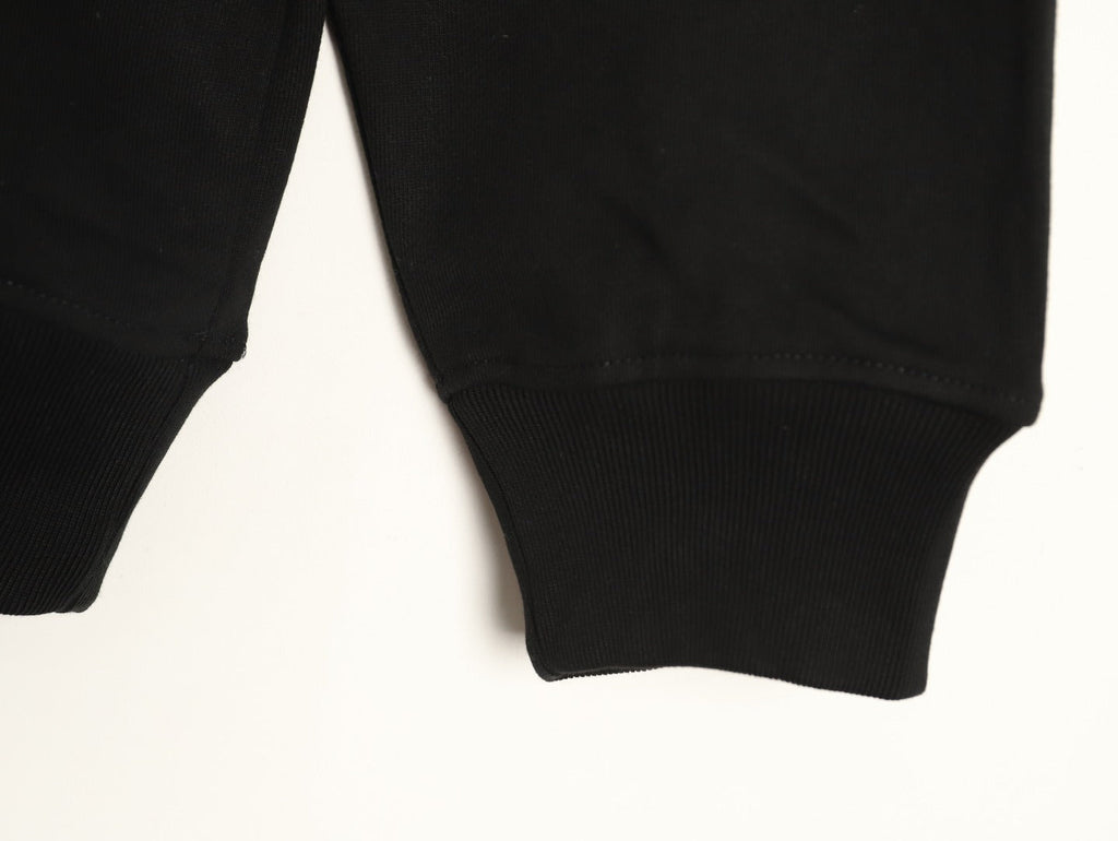 Burberry Teddy Bear Lettering Crewneck Sweatshirt - Black